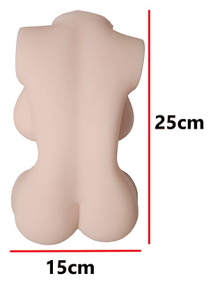 Masturbador Masculino 25x15cm Cuerpo De Muñeca