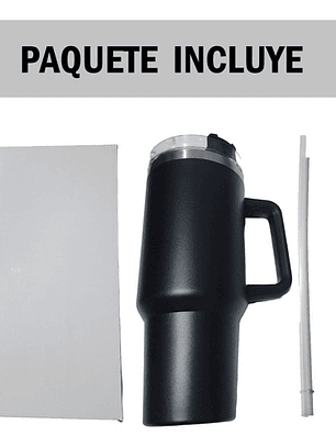 Vaso Tumbler Térmico De 1183ml Acero Inoxidable Con Sorbete