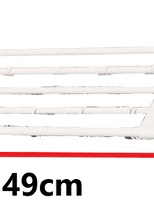 Pack X2 Toallero De Acero Inoxidable Barra De Toalla