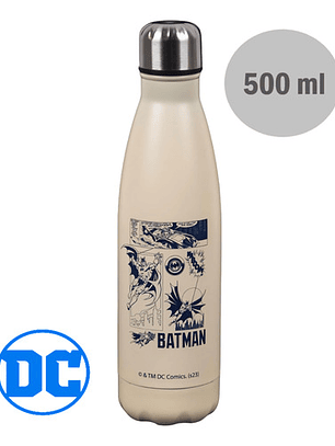 Termo Botella Térmica De Acero Inoxidable - Dc Comic 500 Ml