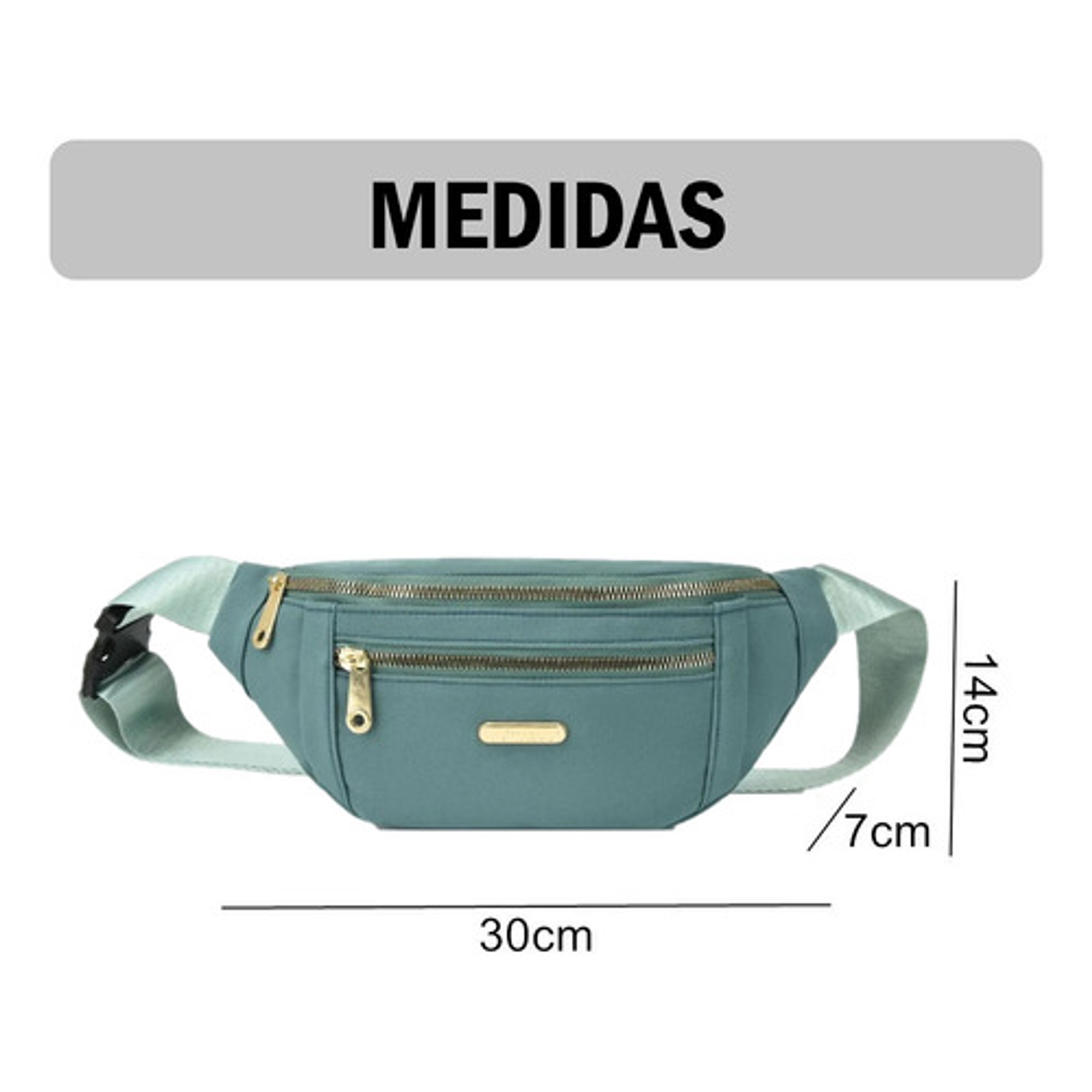 Canguro Para Mujer Con 3 Cierres Y Sujetador 16