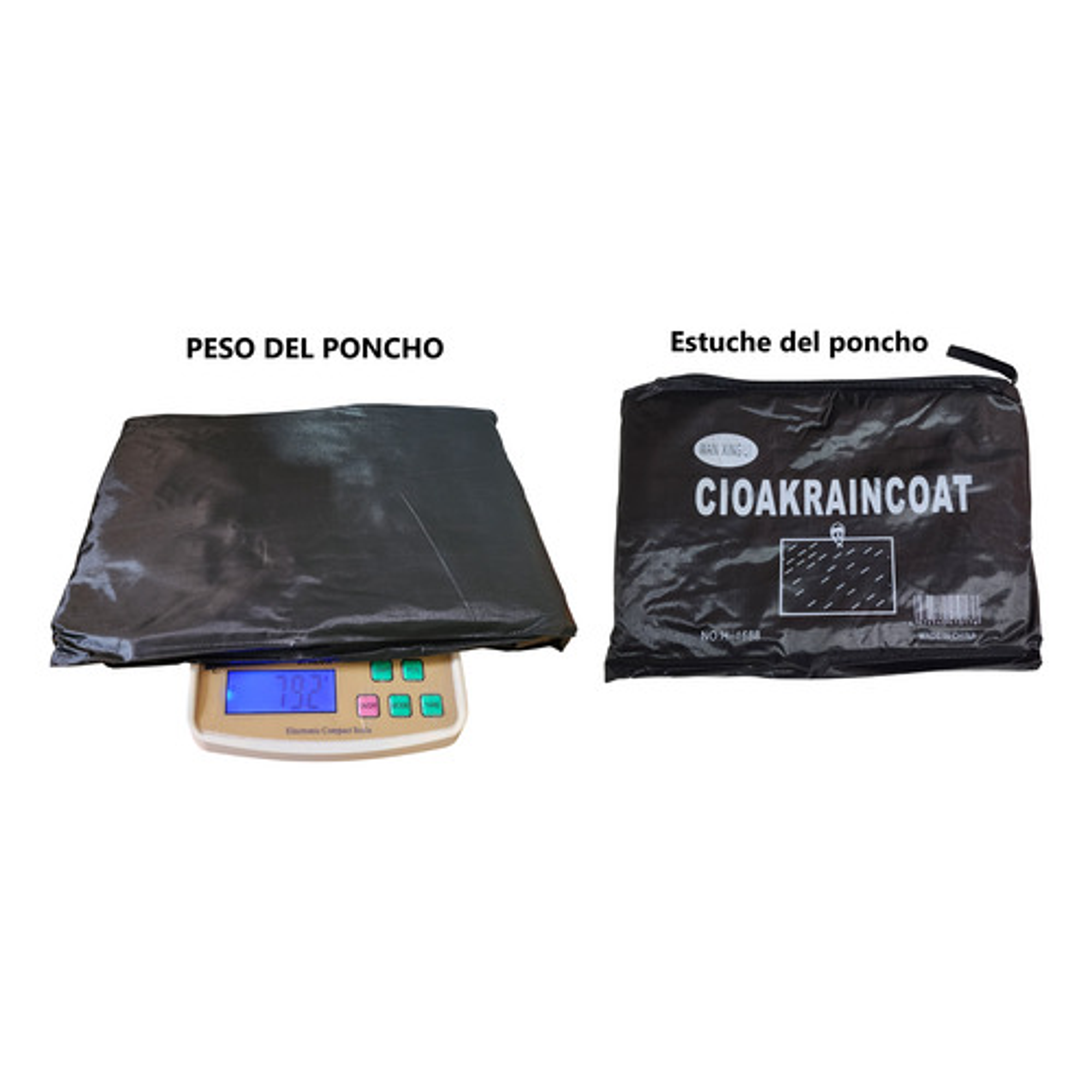 Poncho Grueso Pesado De Alta Calidad Impermeable 9