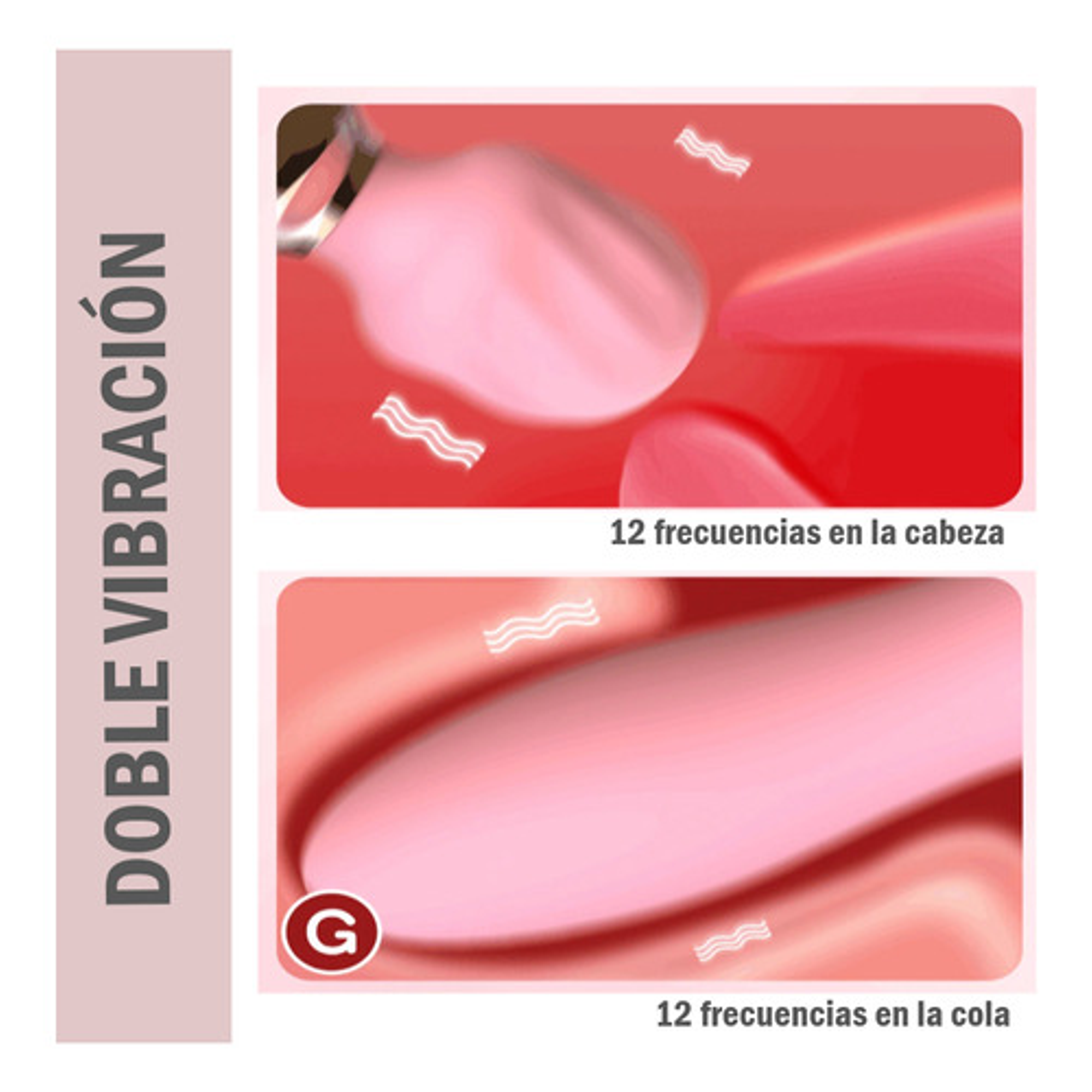 Vibrador 9 Frecuencias Y Succión, Triple Estimulador - Sg068 2