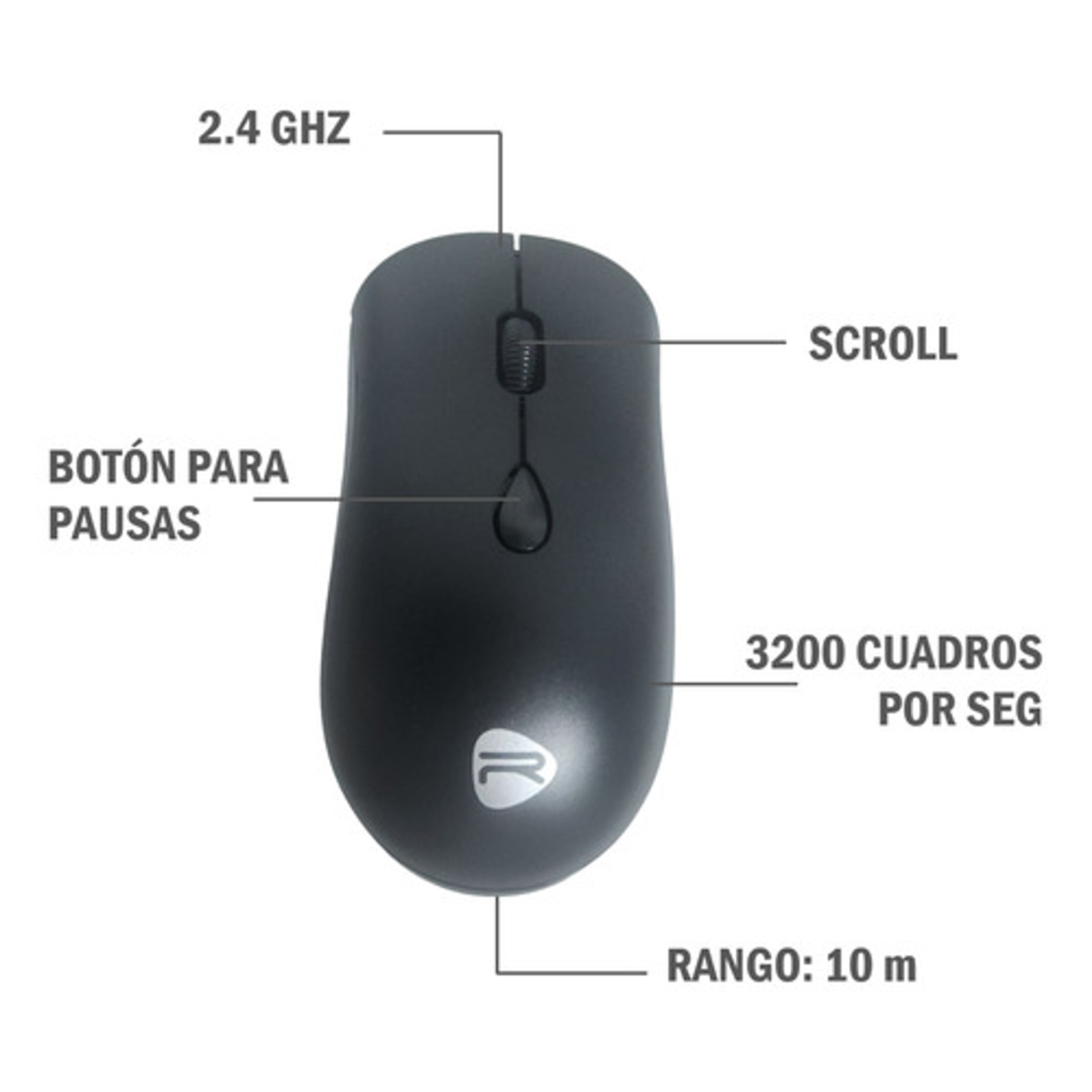 Mouse Inalámbrico Romax Mod Tpm0041 8