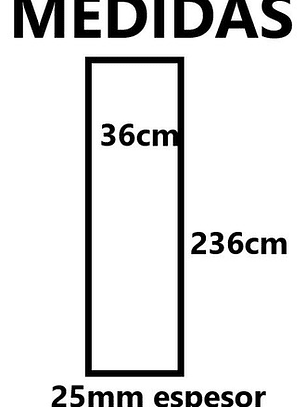 Tablas Mdp De 25mm Mide 236 X 36 Cm