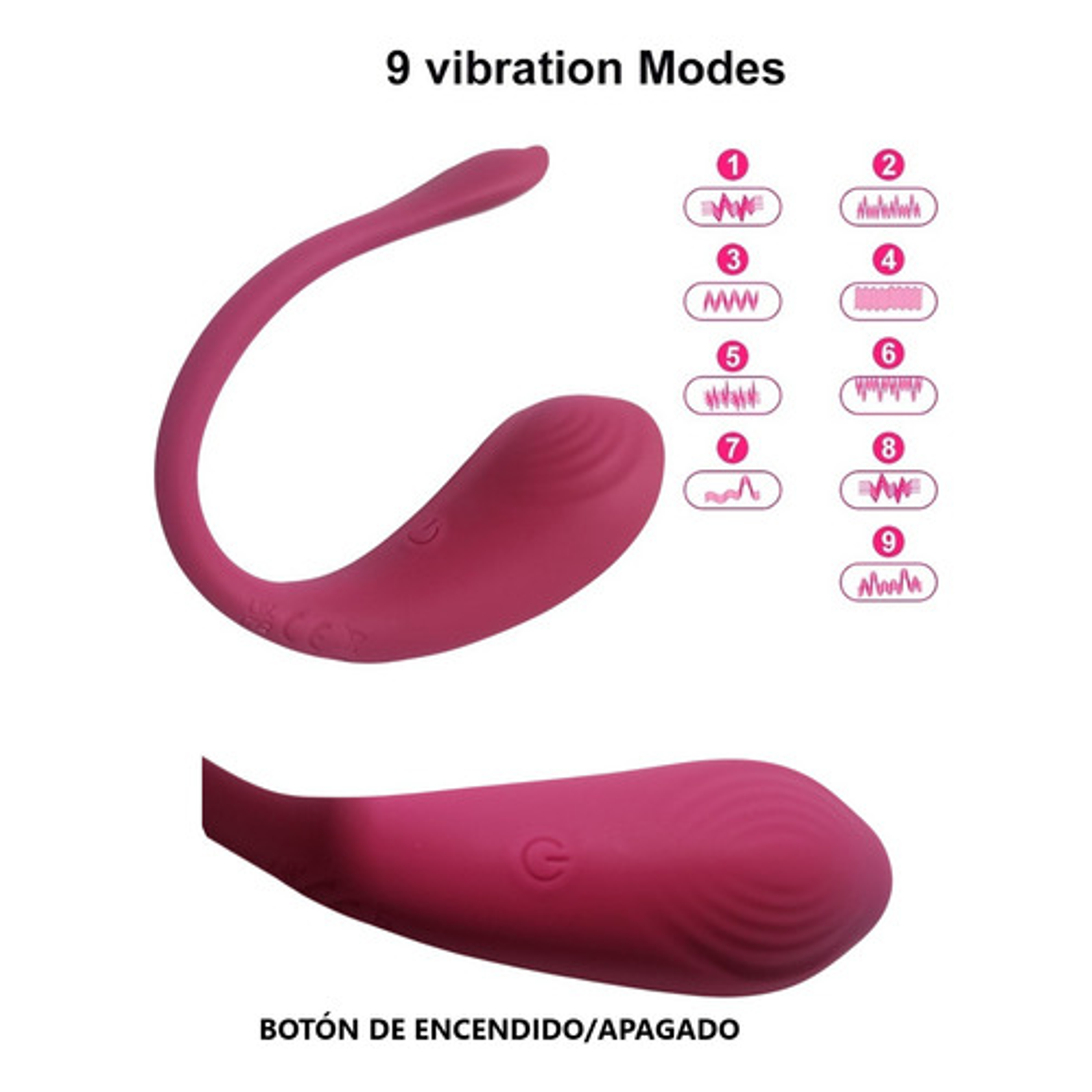 Vibrador Con App De 9 Velocidades De Silicona 4
