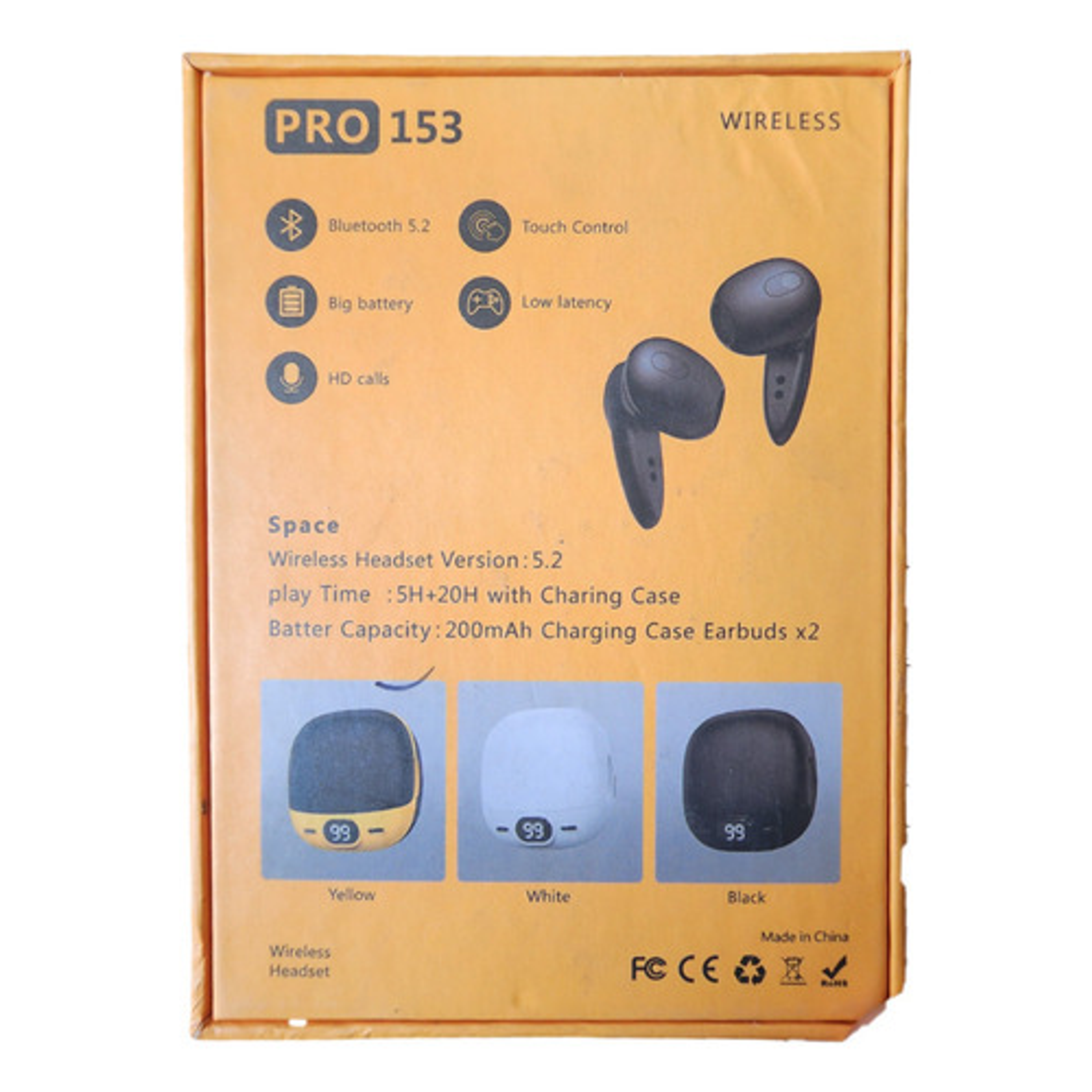 Audífonos Bluetooth 5.2 3