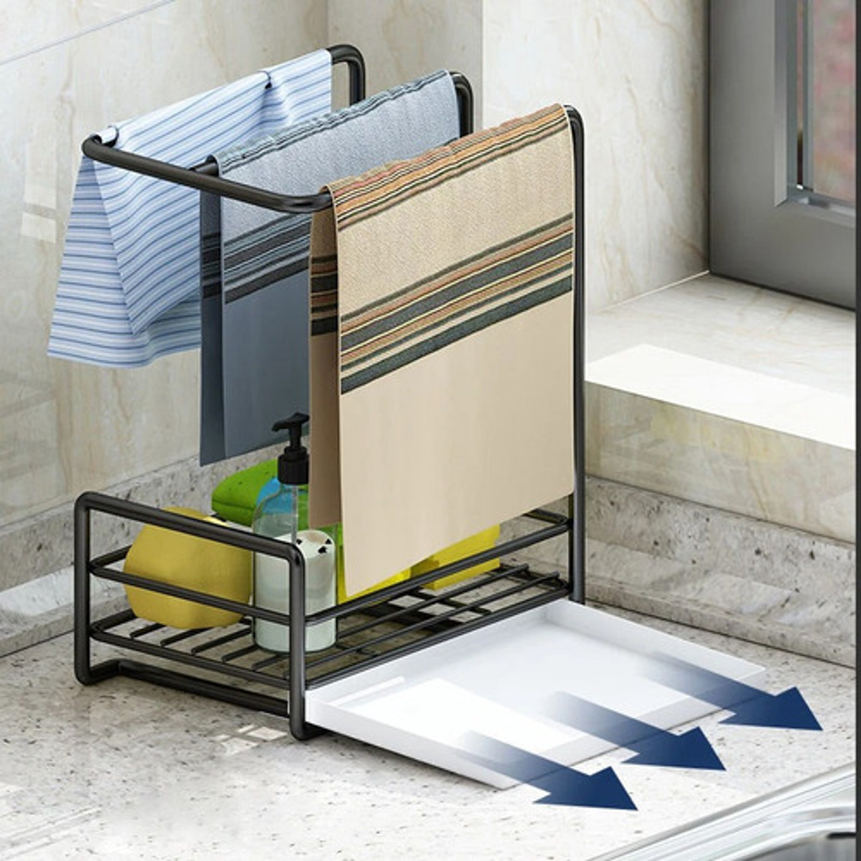 Estante Escurridor Colgador De Toalla Multiples Usos Sujeto 4