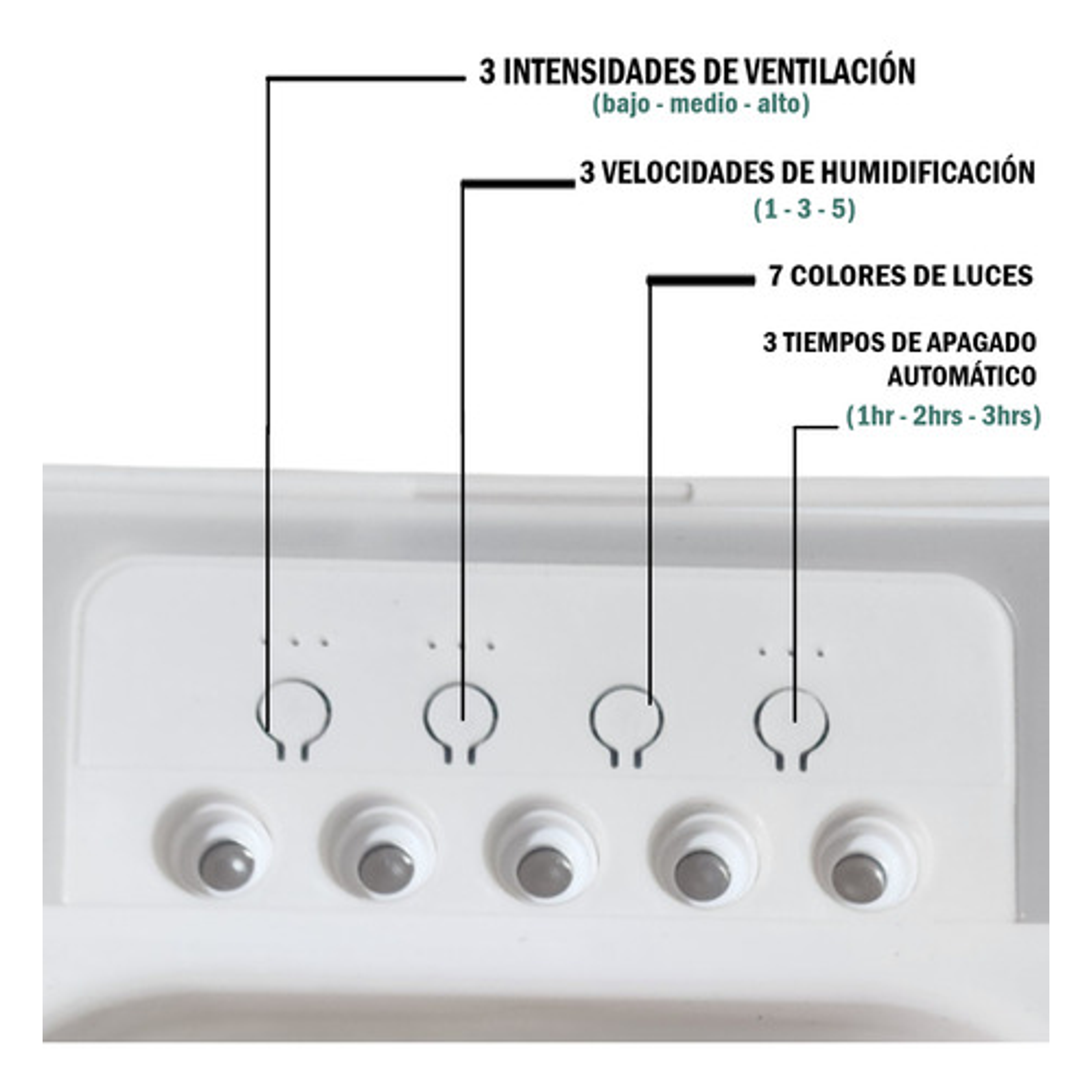 Ventilador Recargable 3 En 1 Con Luz Led 6