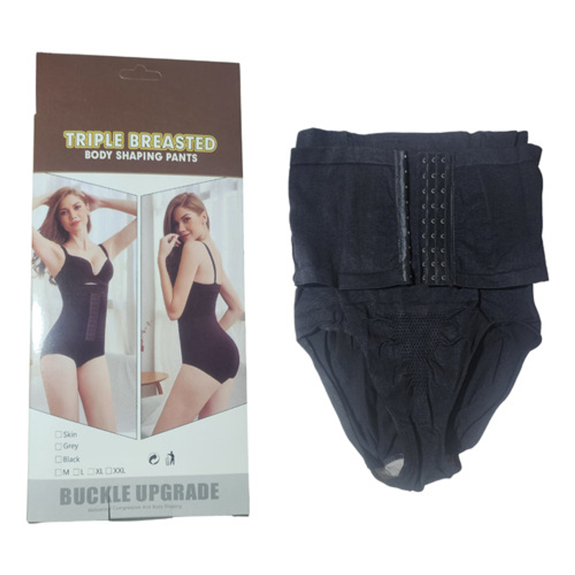 Faja Reductora Ropa Interior Tiro Alto Cómoda Para Mujer 3