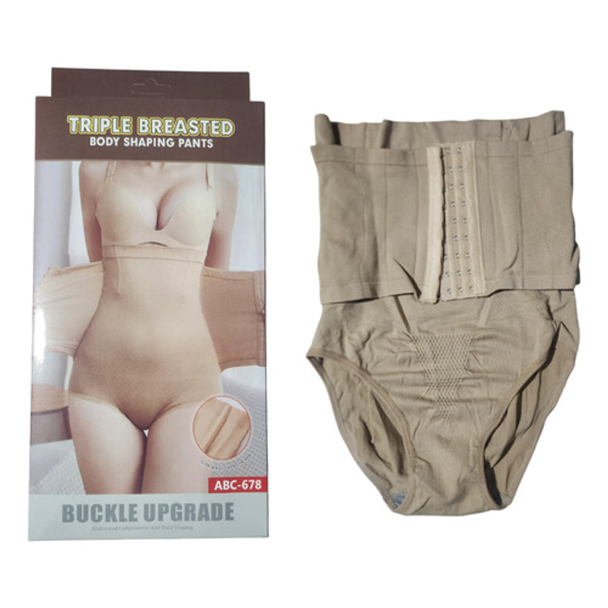 Faja Reductora Ropa Interior Tiro Alto Cómoda Para Mujer 10