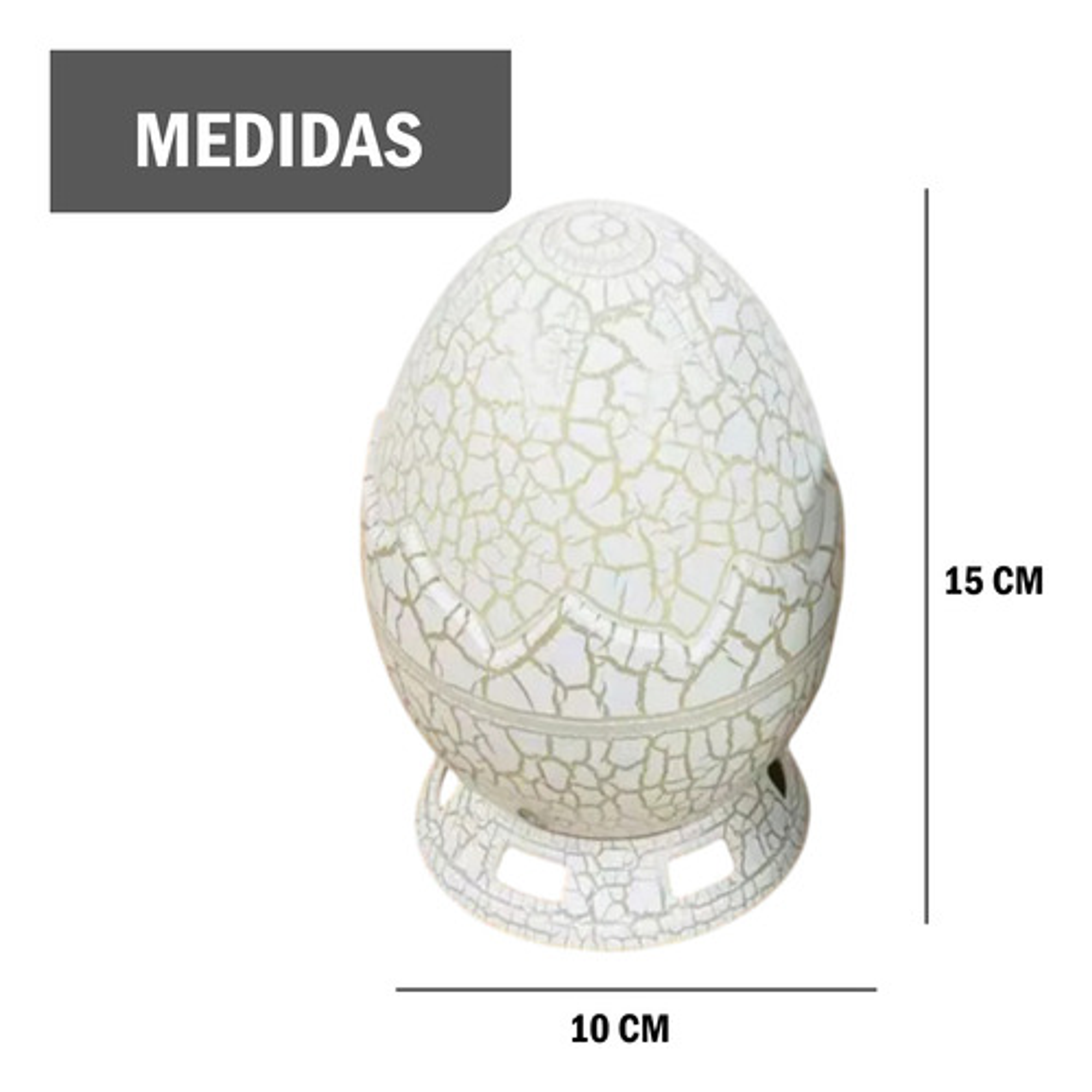 Lámpara Huevo Dinosaurio De Mesa Y Proyector De Galaxia 3