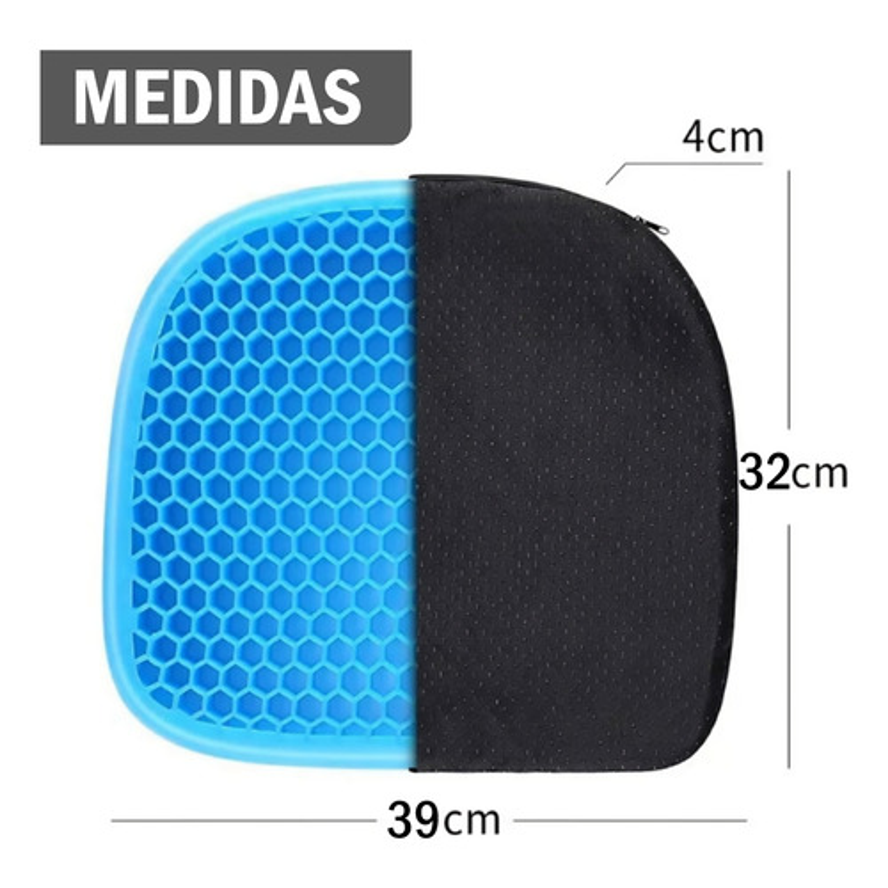 Cojin Asiento Ortopédica Para Las Articulaciones De Gel 4