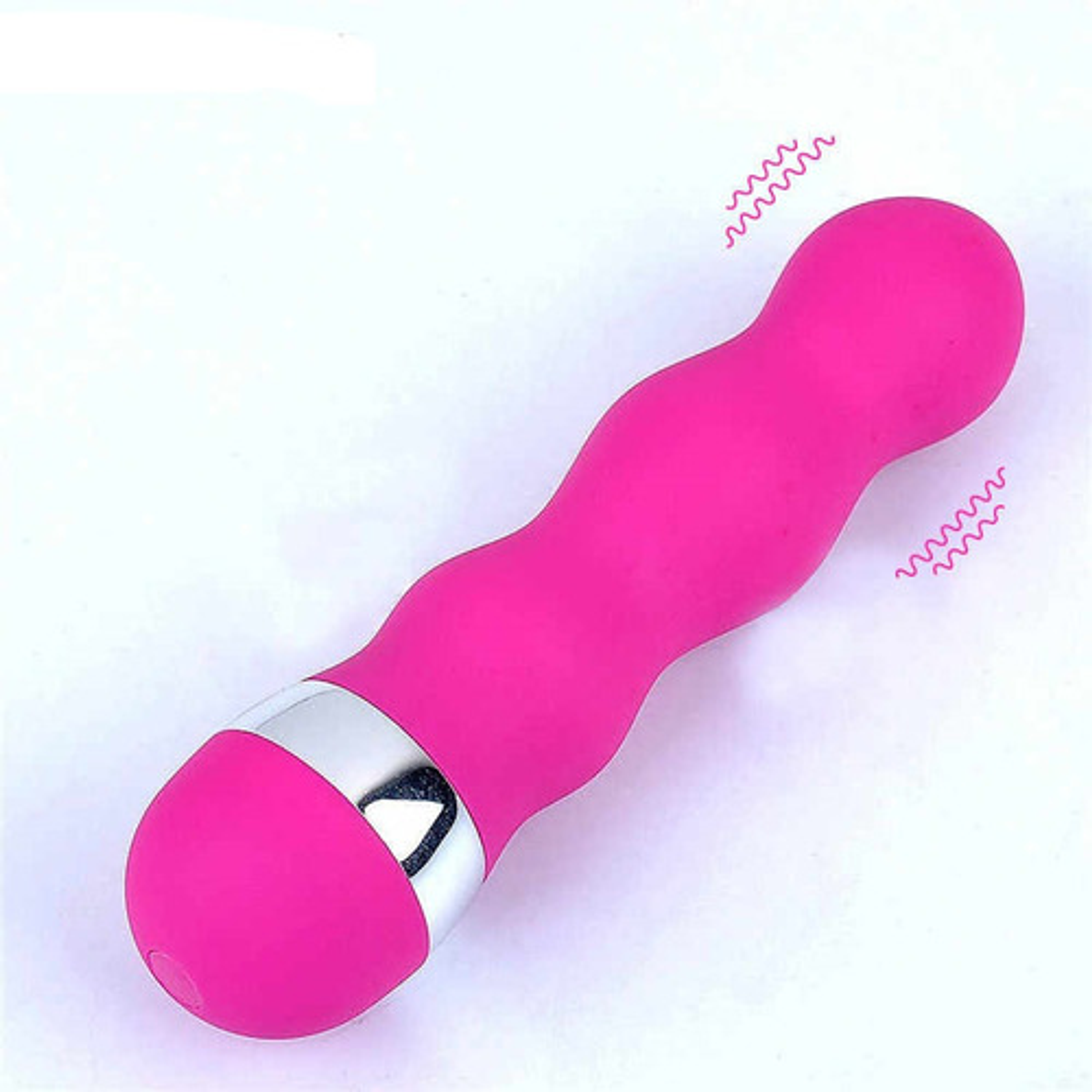 Vibrador De Silicona De 11cm X 2.4cm - Rosado 2