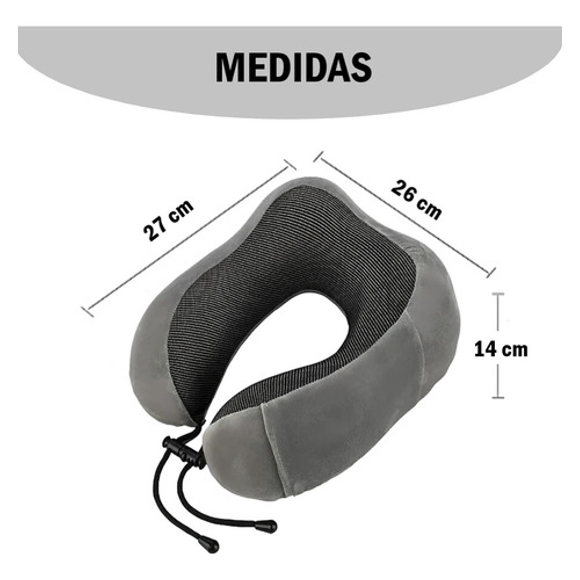 Almohada Cojín Cuello De Viaje 16
