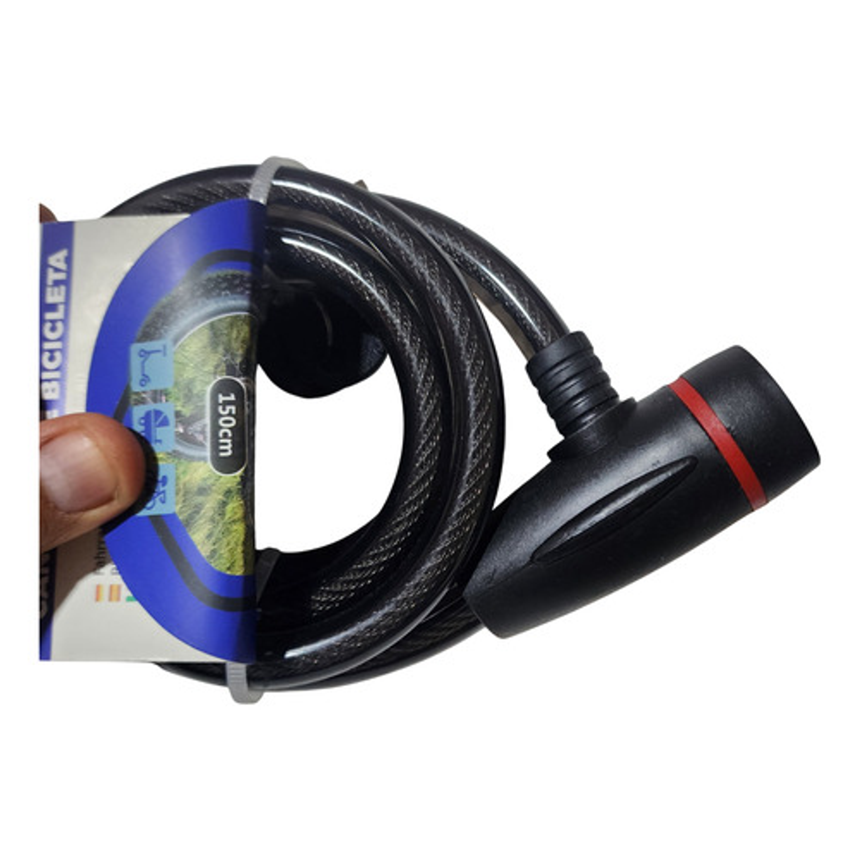 Cadena De Bicicleta Con 2 Llaves Mediano - 150 Cm 7