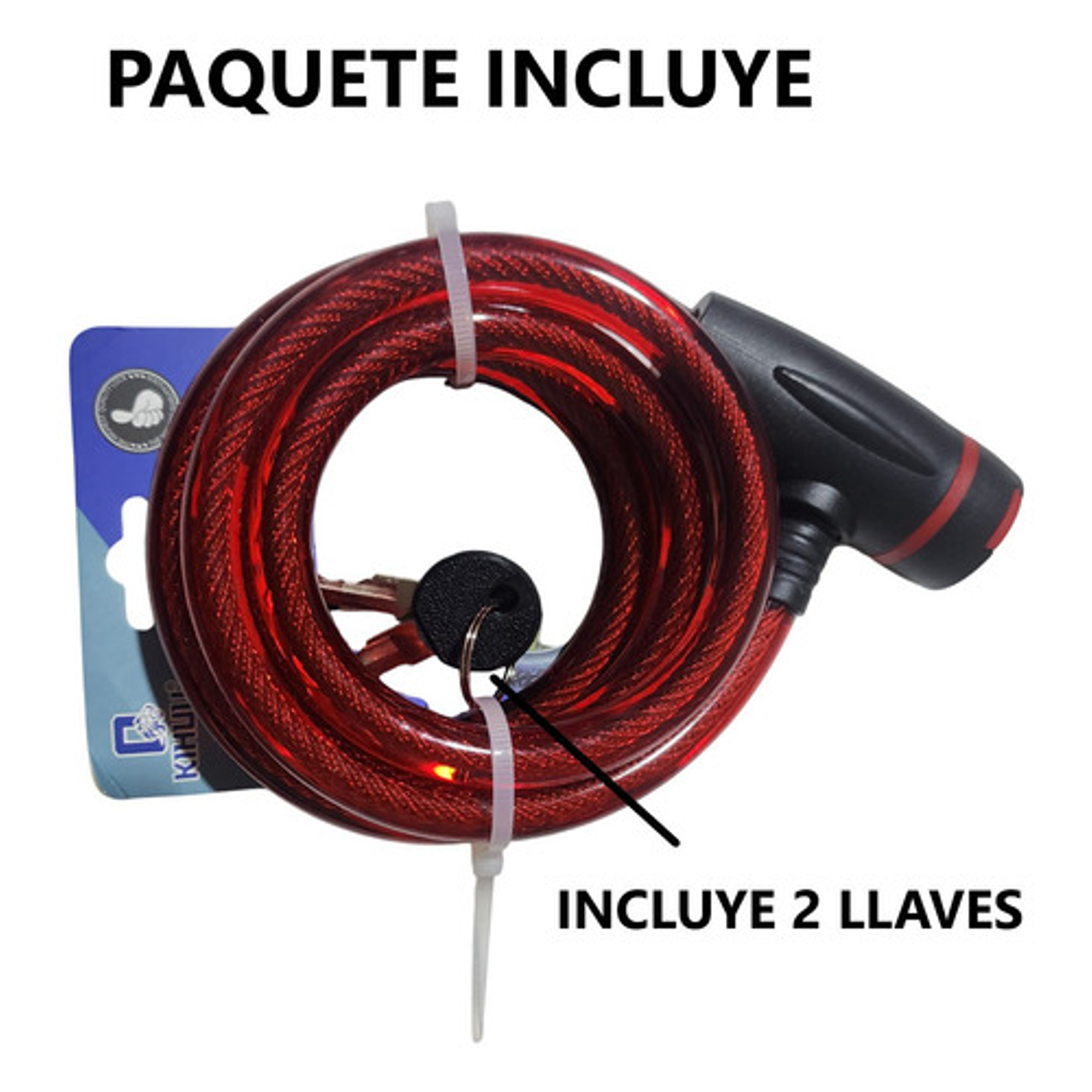 Cadena De Bicicleta Con 2 Llaves Mediano - 150 Cm 13