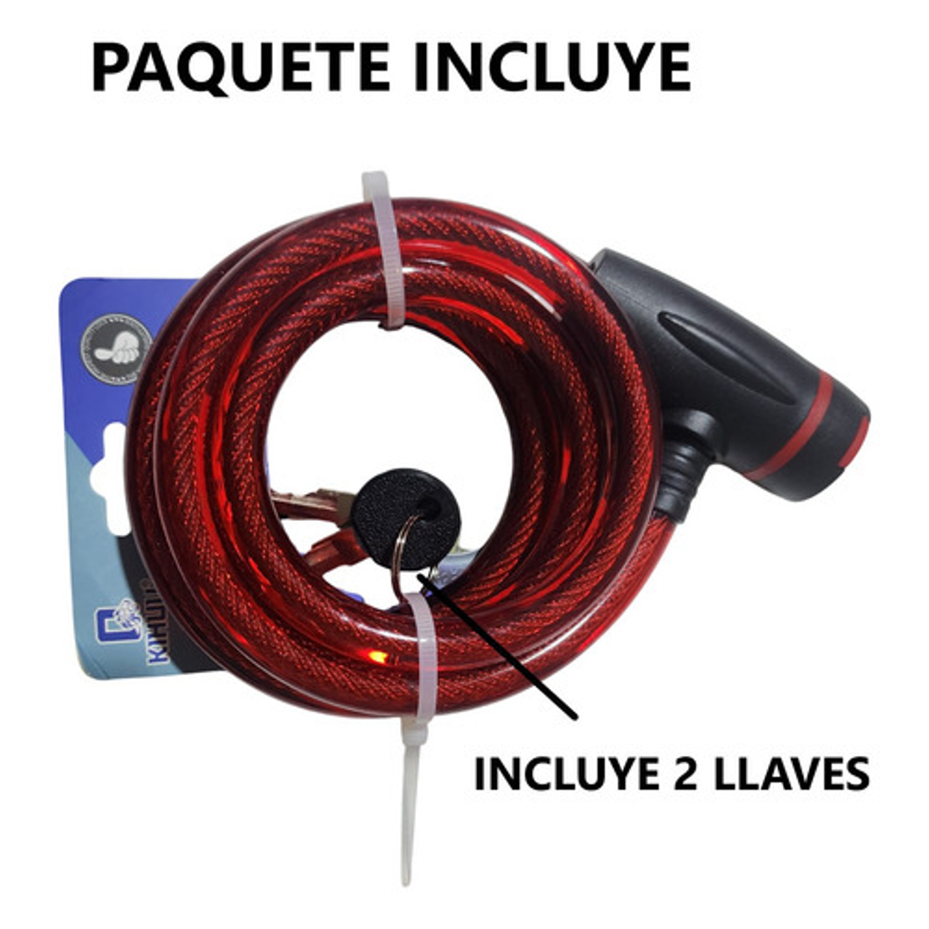 Cadena De Bicicleta Con 2 Llaves Mediano - 150 Cm 13