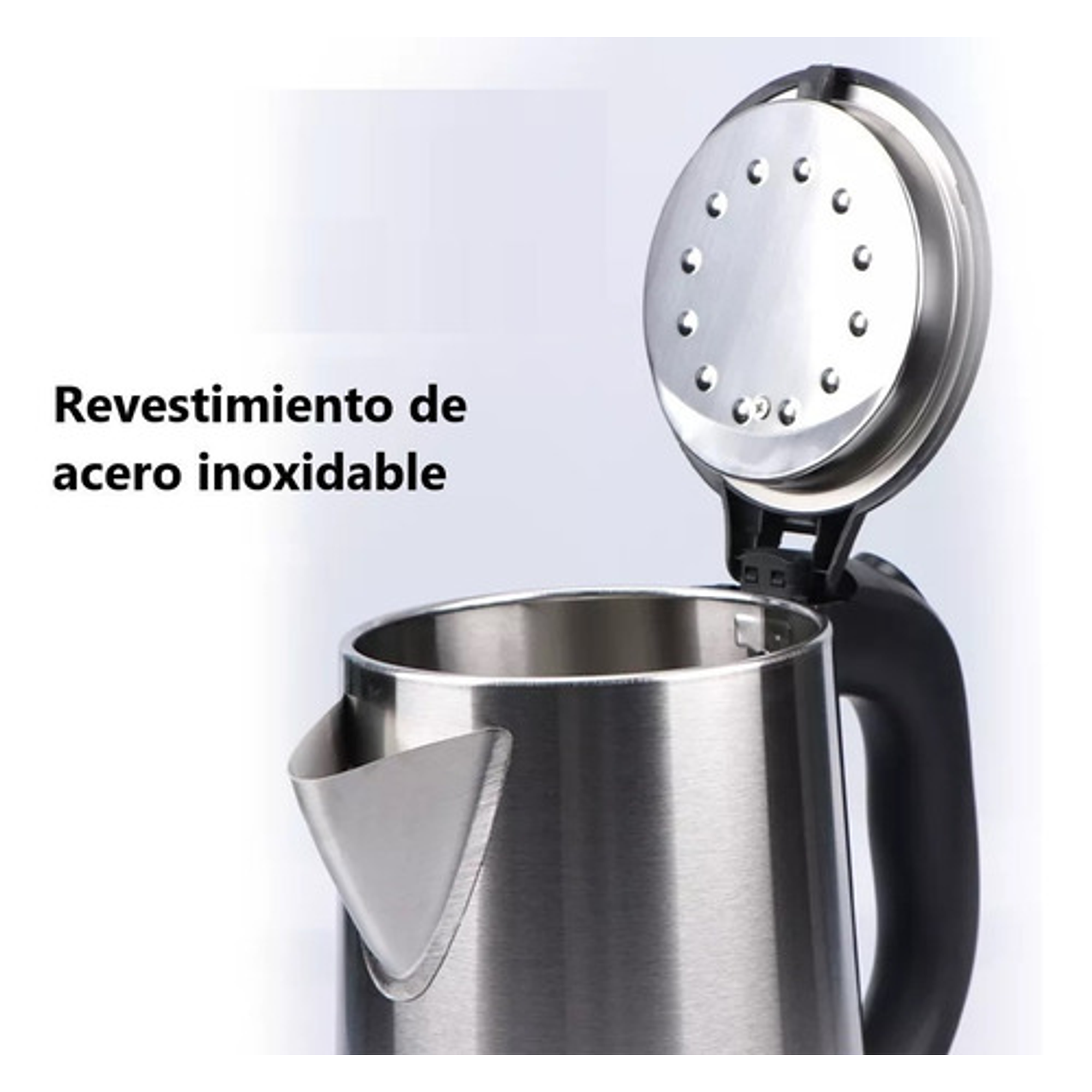 Hervidor Eléctrico De Agua 2 Litros Acero Inoxidable Sc-20 5