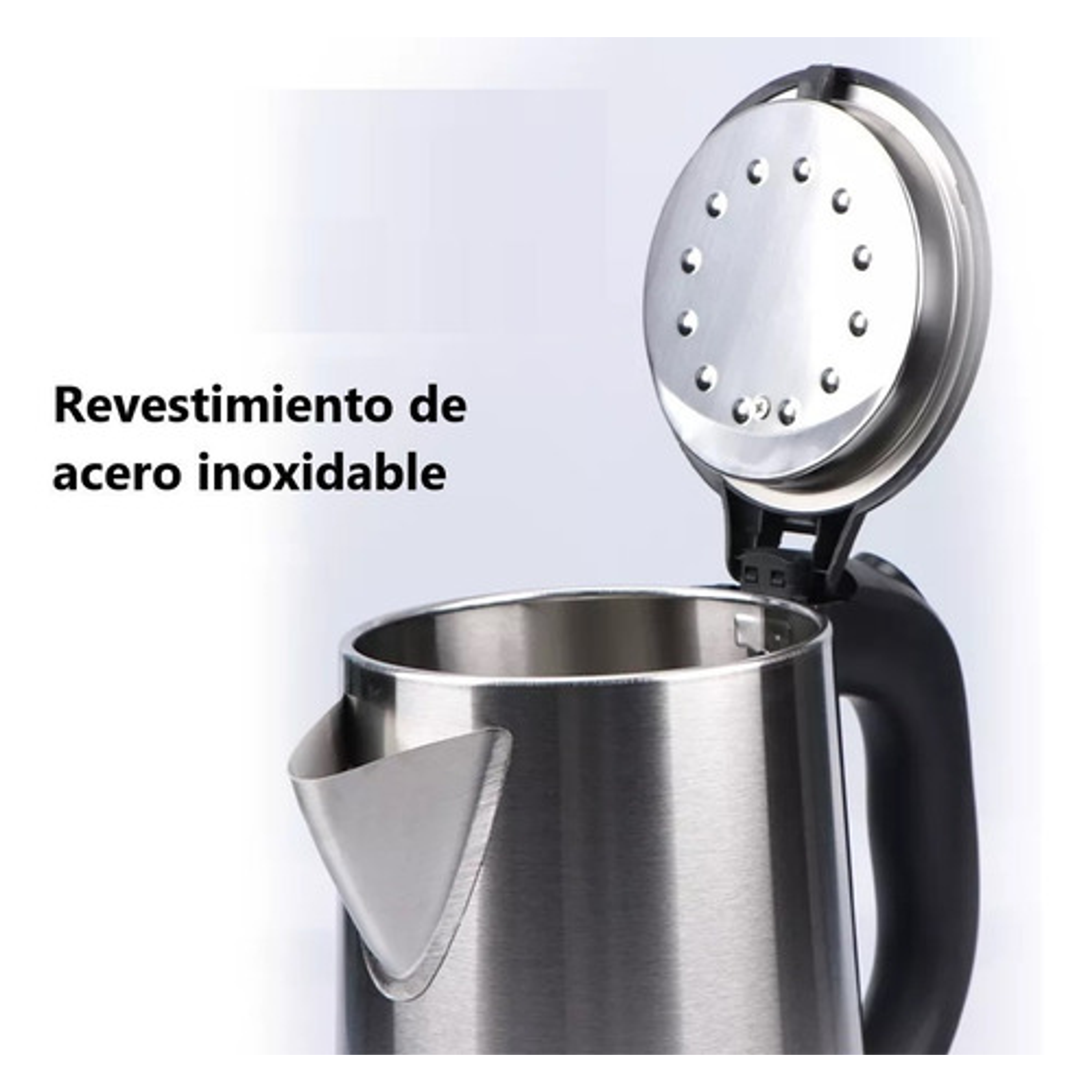 Hervidor Eléctrico De Agua 2 Litros Acero Inoxidable Sc-20 5
