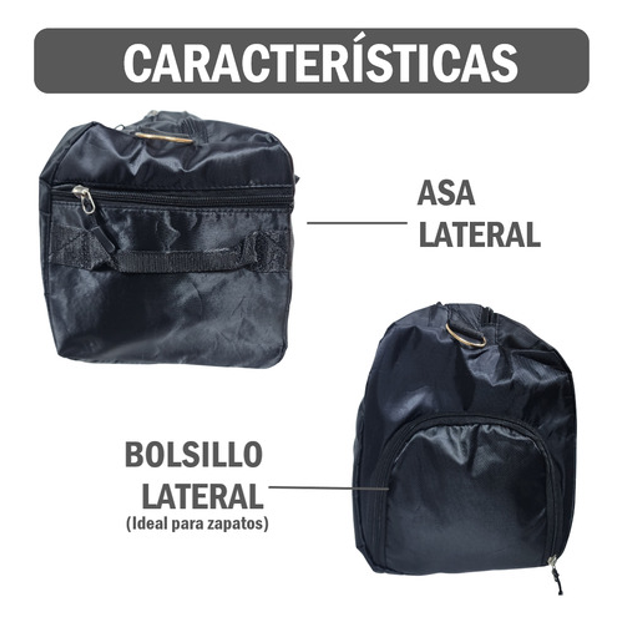 Bolso De Gran Capacidad Con Compartimento Para Zapatos 5