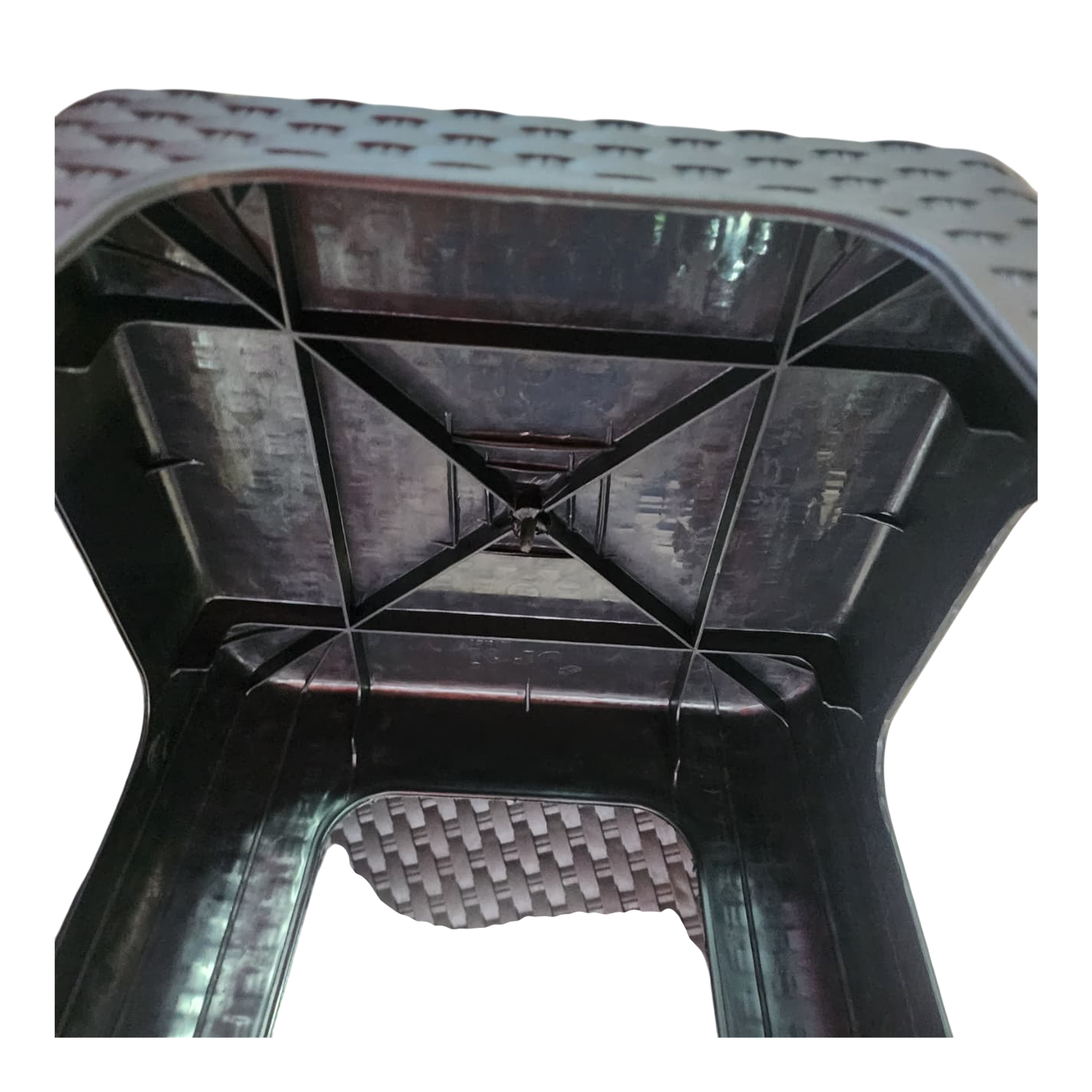 Banco negro tipo malla  3