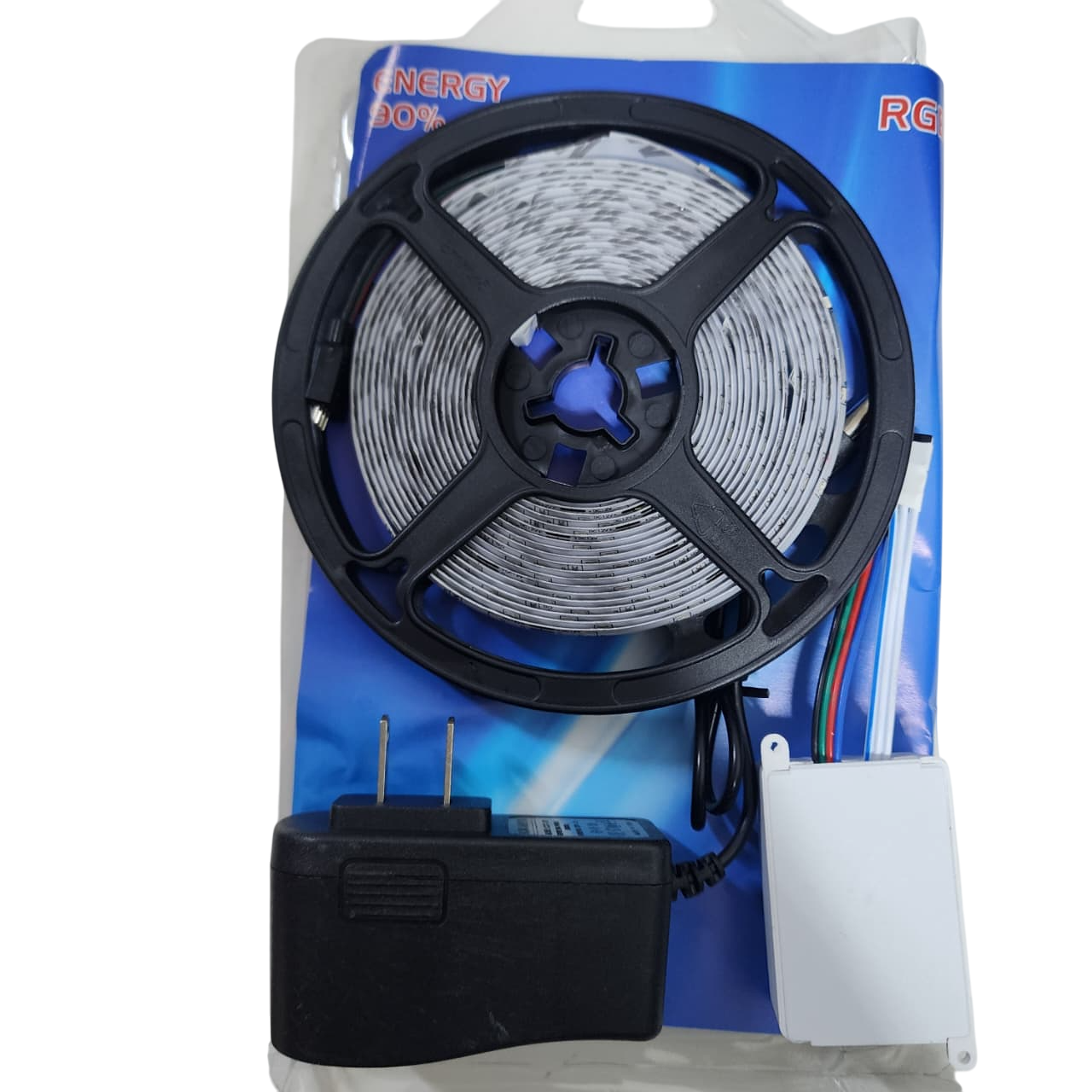 2 Luces led rgb de 5 metros 2835 con enchufe 2