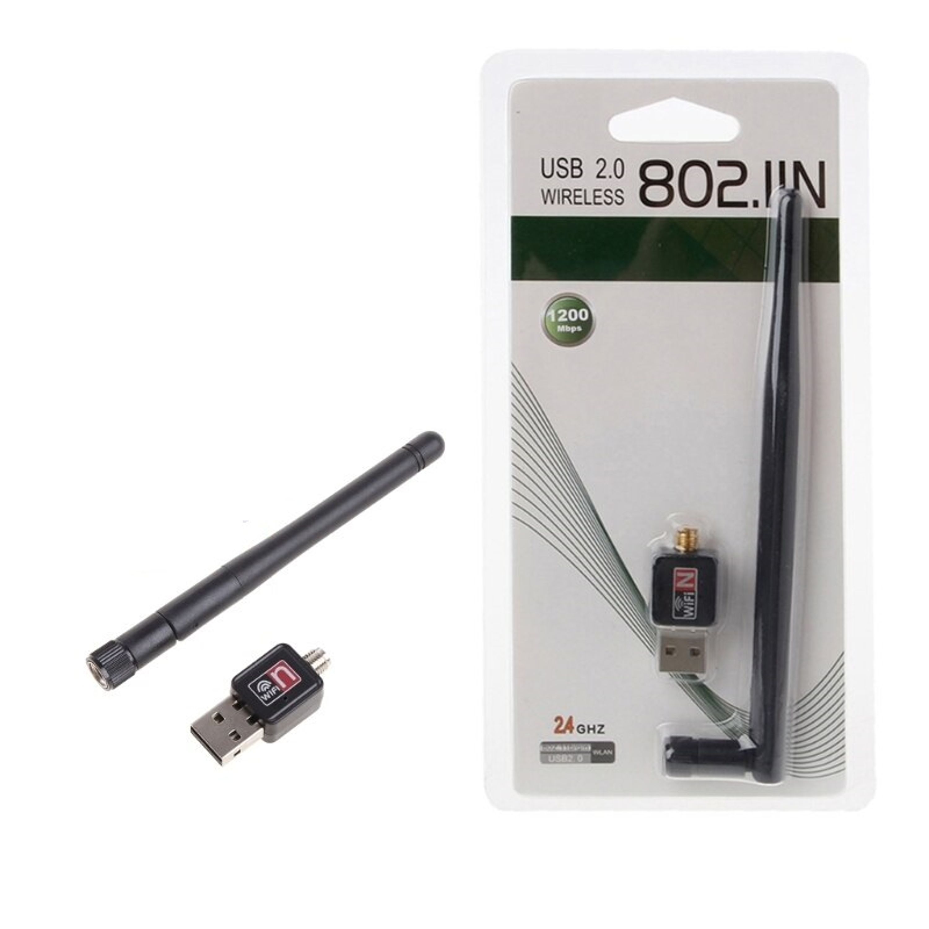 Receptor Antena Usb Wifi 200 Mbps Inalámbrico Usb 2.0 1
