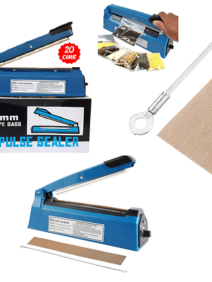 Sellador 20CM eléctrico Máquina Manual de sellado térmico a presión