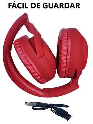 Auriculares inalámbricos Bluetooth 5.3 Gaming Sports - ROJO-MZ300