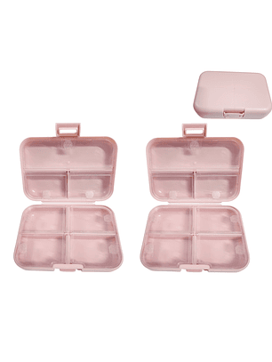 kit 2 Organizador estuche multiuso pastillero joyas - ROSA