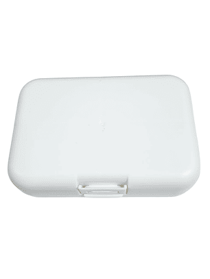 kit 2 Organizador estuche multiuso pastillero joyas BLANCO