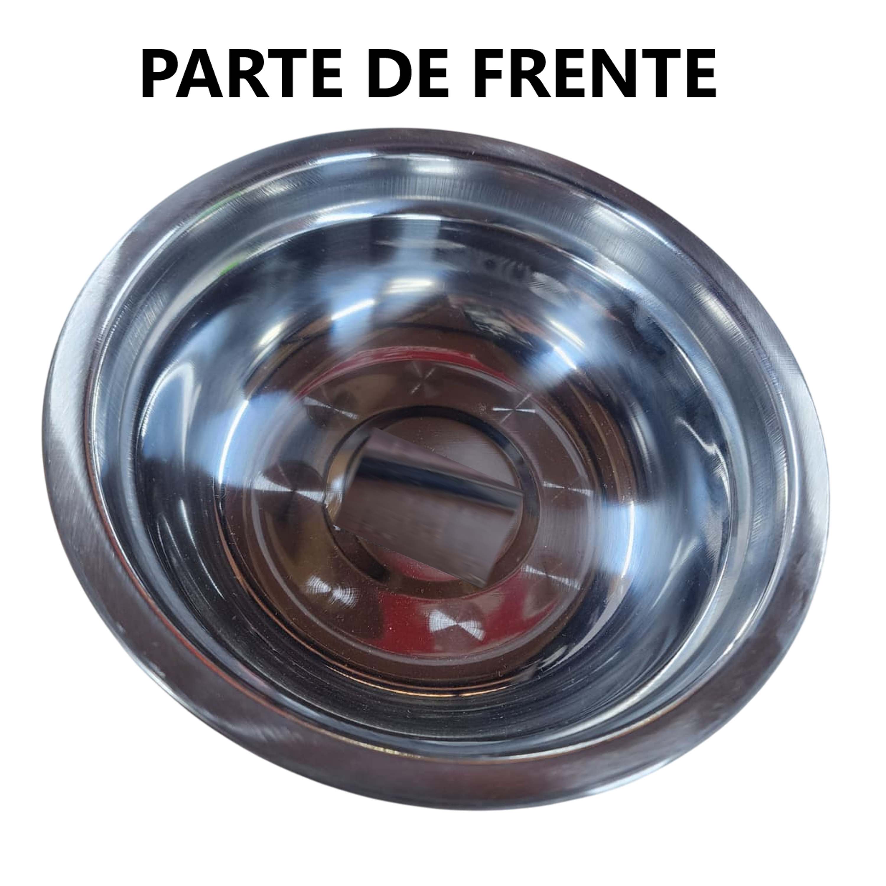 6 TAZONES DE METAL 20.5CM PESADO  - MEDIANO 5