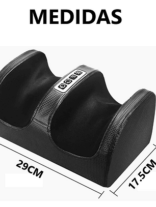 Masajeador de pies con 2 cabezales 