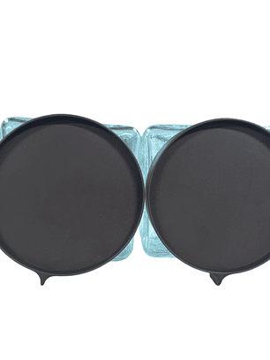 Pack de 2 - Juego de frascos de vidrio