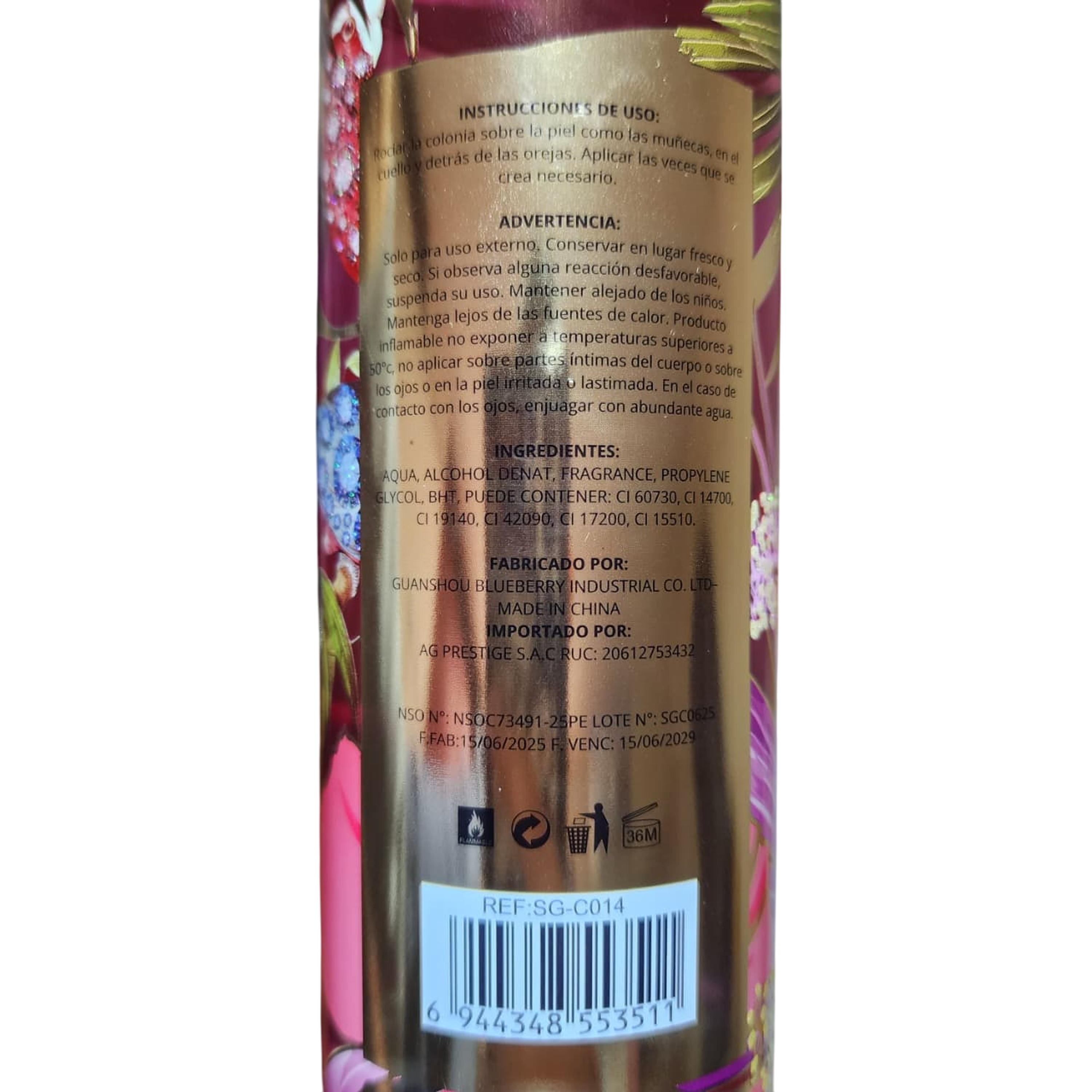 Colonia - perfume de mujer fragancia neblina 4