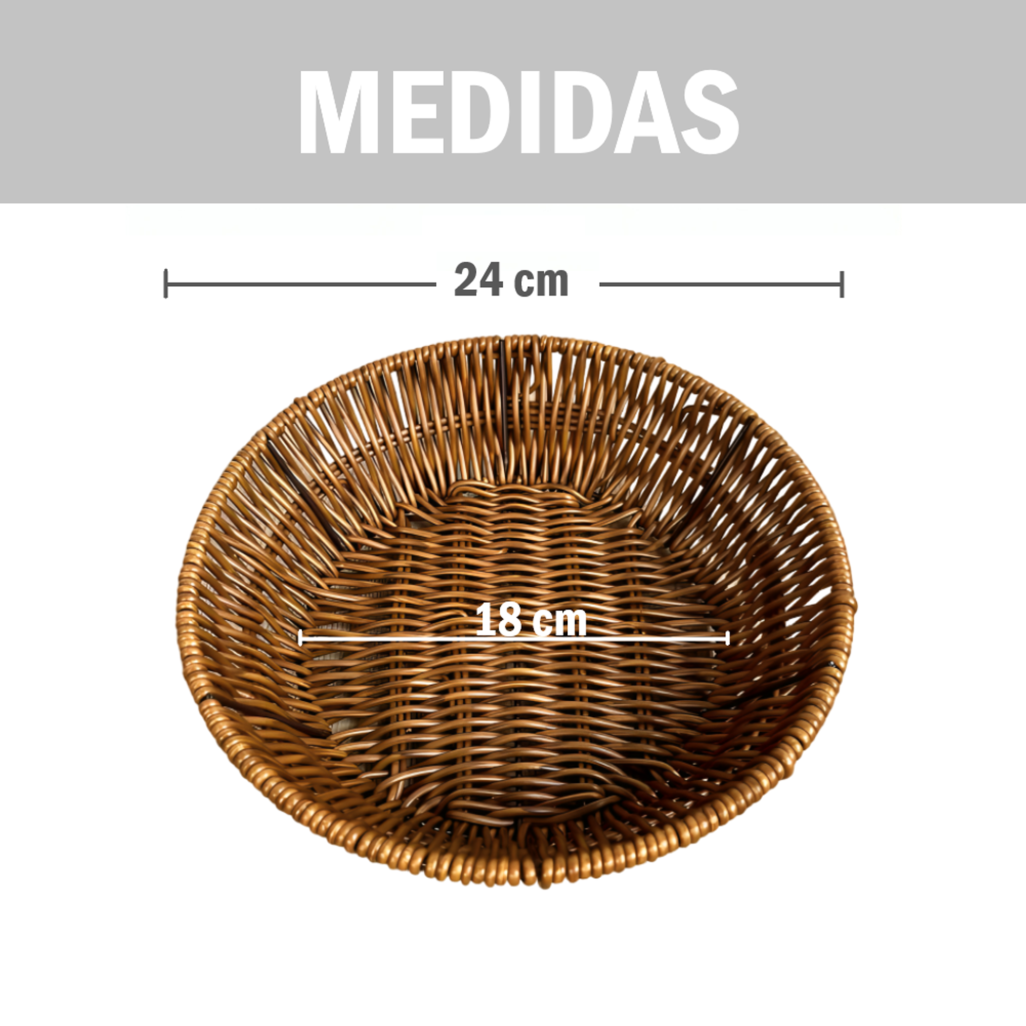 Panera Redonda- 24cmx7cm  7