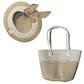 Set de Playa Bolso Grande con Sombrero Elegante  - Miniatura 8