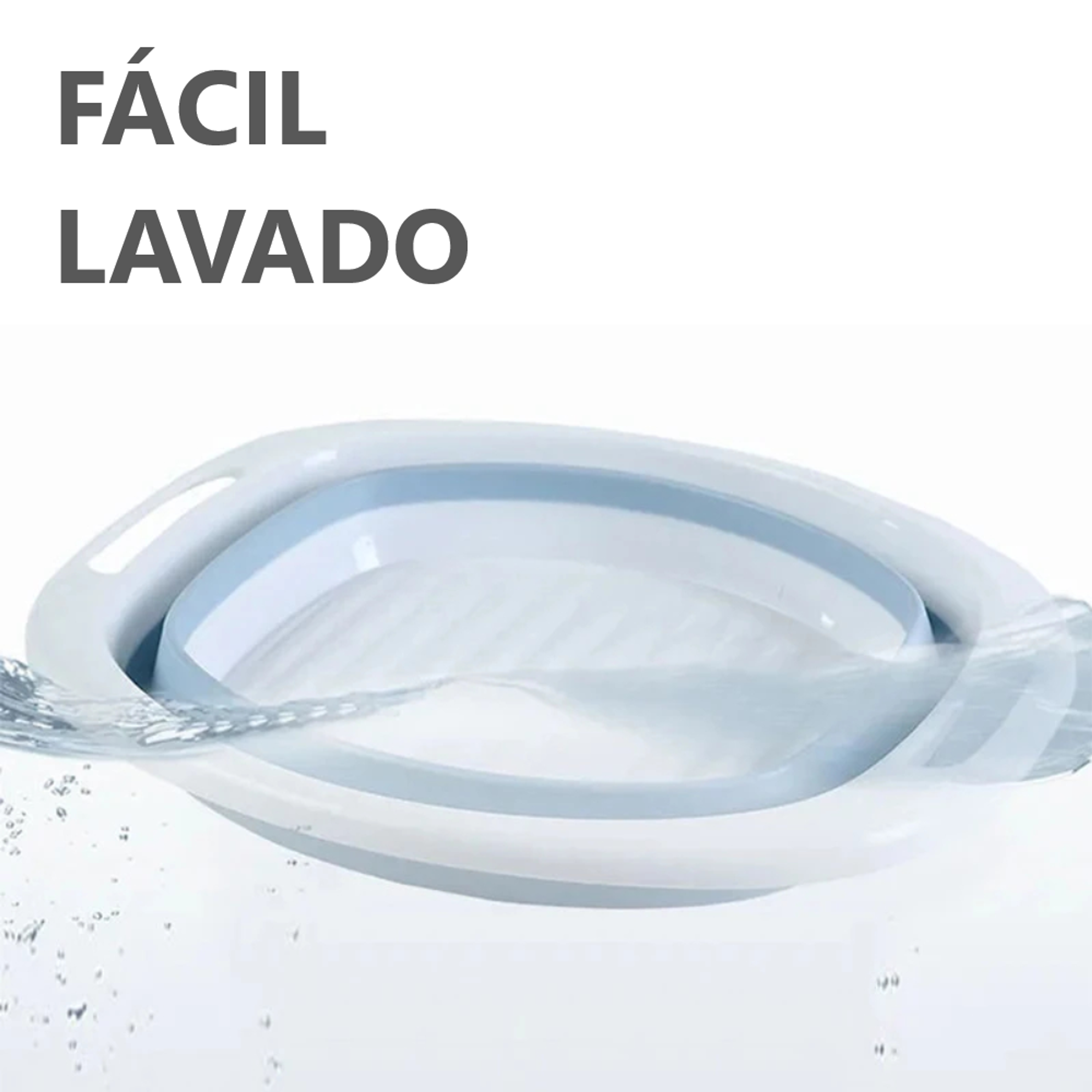 2 Tinas Lavatorios Plegable Multiuso para Baño y Hogar 2