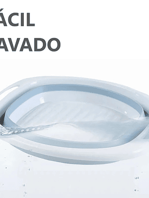 2 Tinas Lavatorios Plegable Multiuso para Baño y Hogar