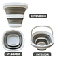Balde Plegable Multifuncional con Asa - Miniatura 3