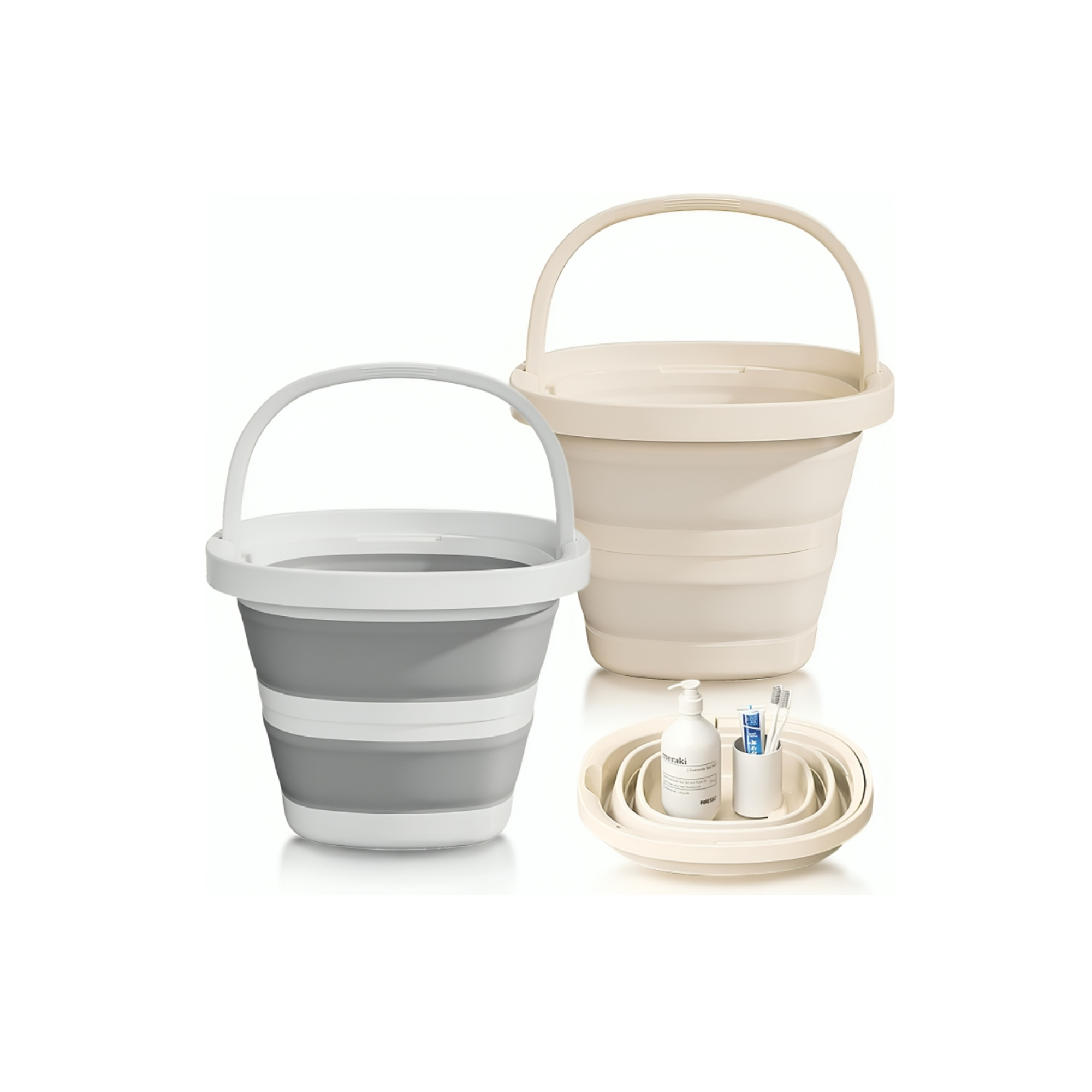 Balde Plegable Multifuncional con Asa 1