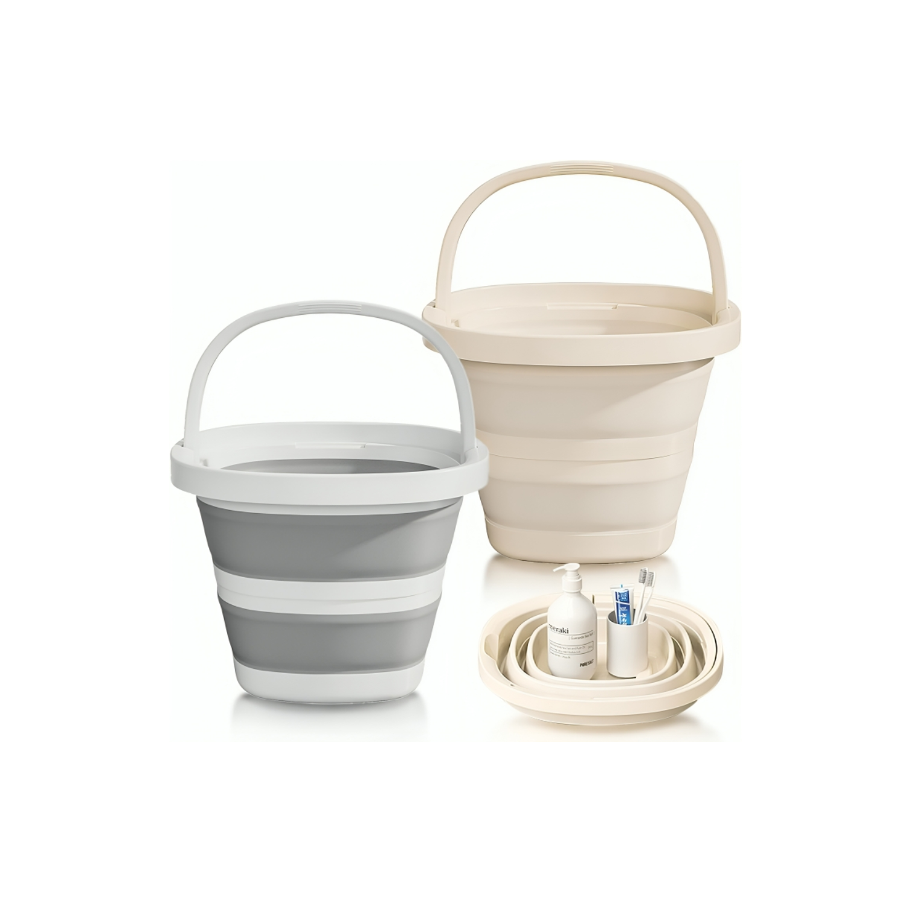 Balde Plegable Multifuncional con Asa 1