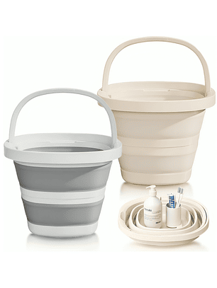 Balde Plegable Multifuncional con Asa