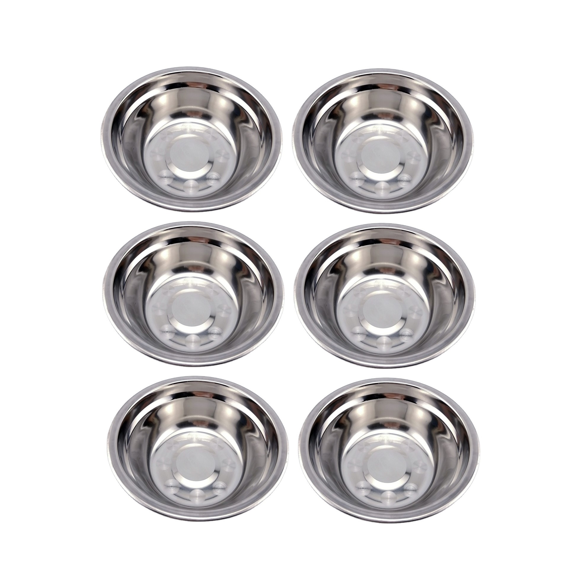 6 TAZONES DE METAL 25CM PESADO 72G 4