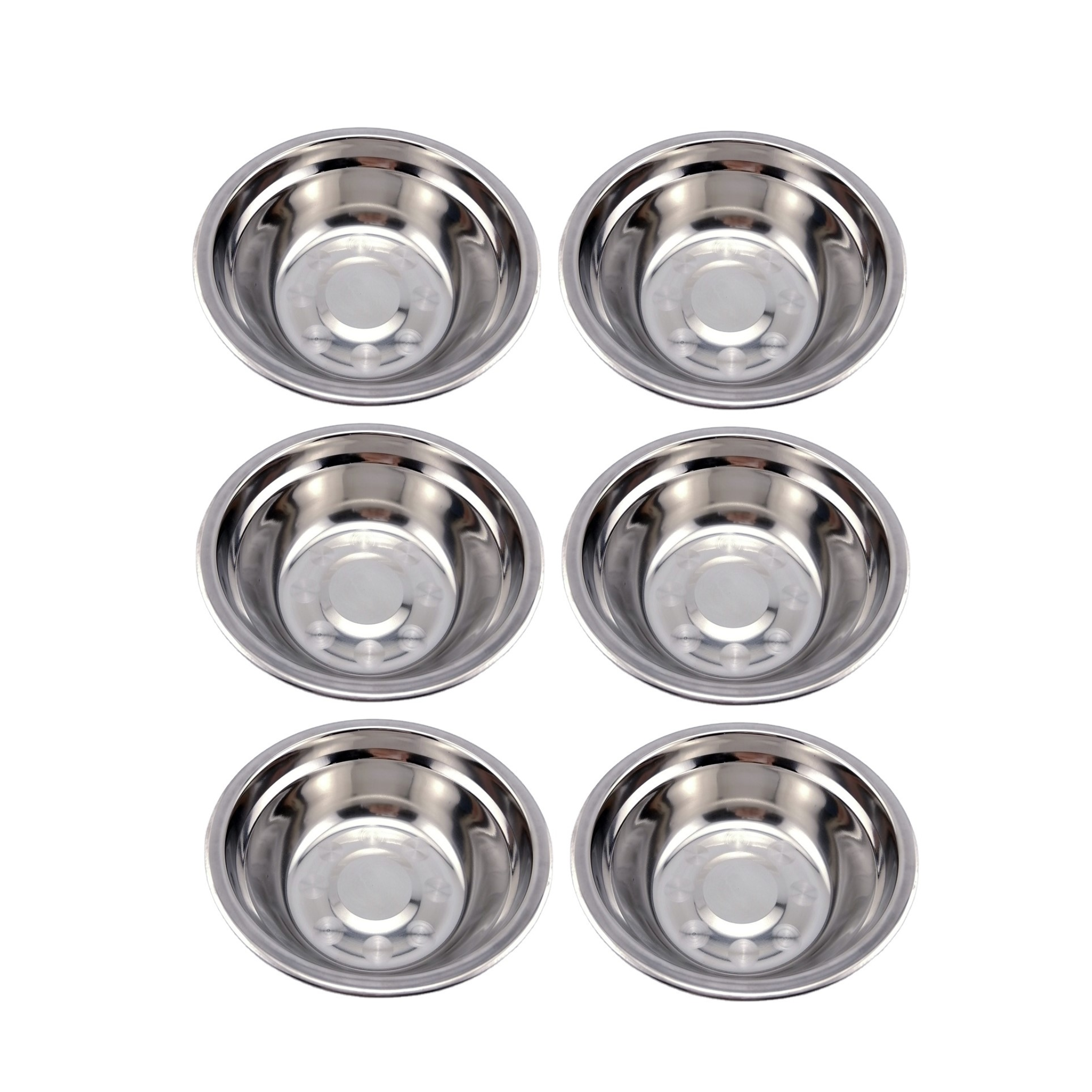 6 TAZONES DE METAL 25CM PESADO 72G 4