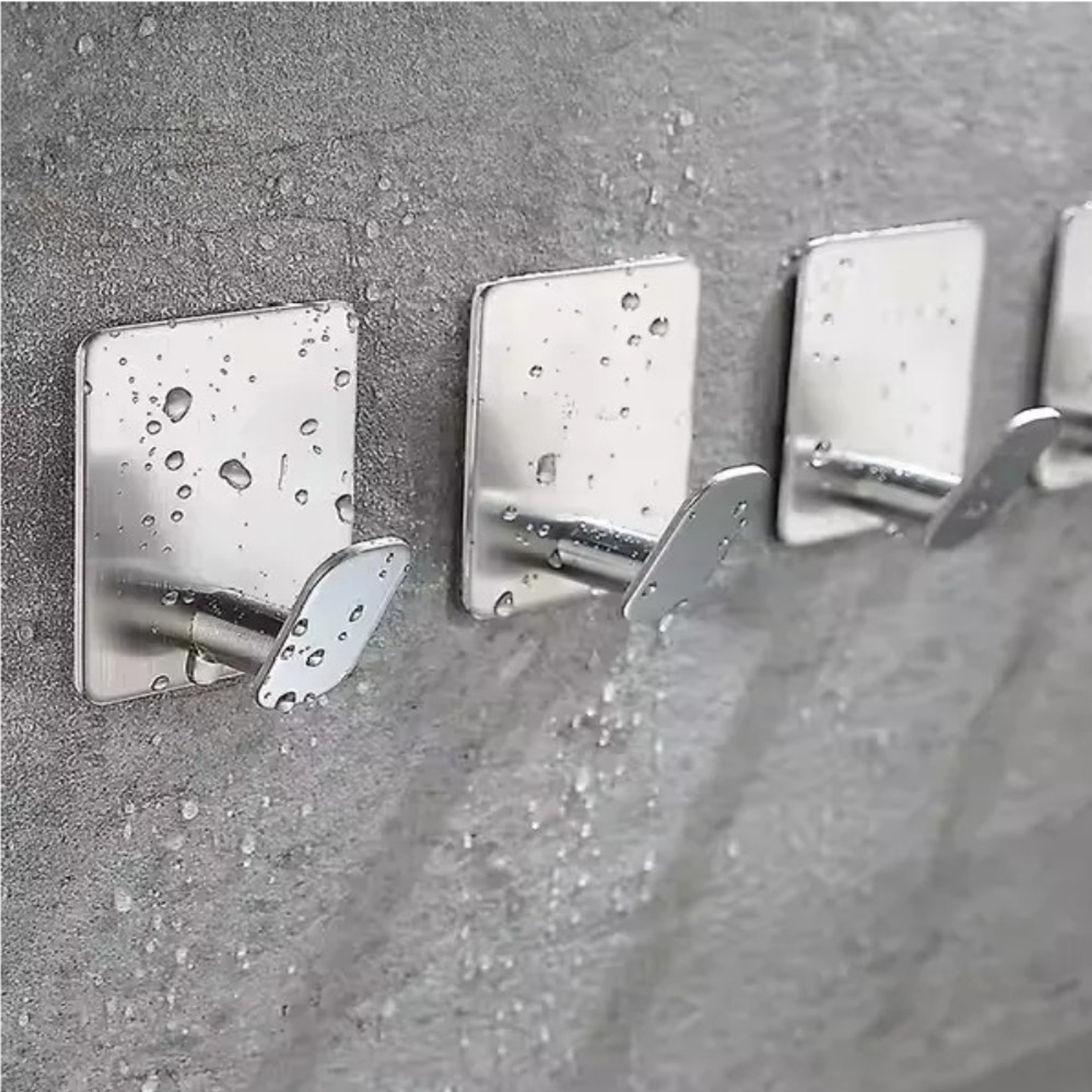 Pack x3 colgador perchero Ganchos autoadhesivo de acero inoxidable 3