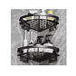 Kit 2 Repisas Esquinero De Aluminio Para Baño - Negro - Miniatura 4
