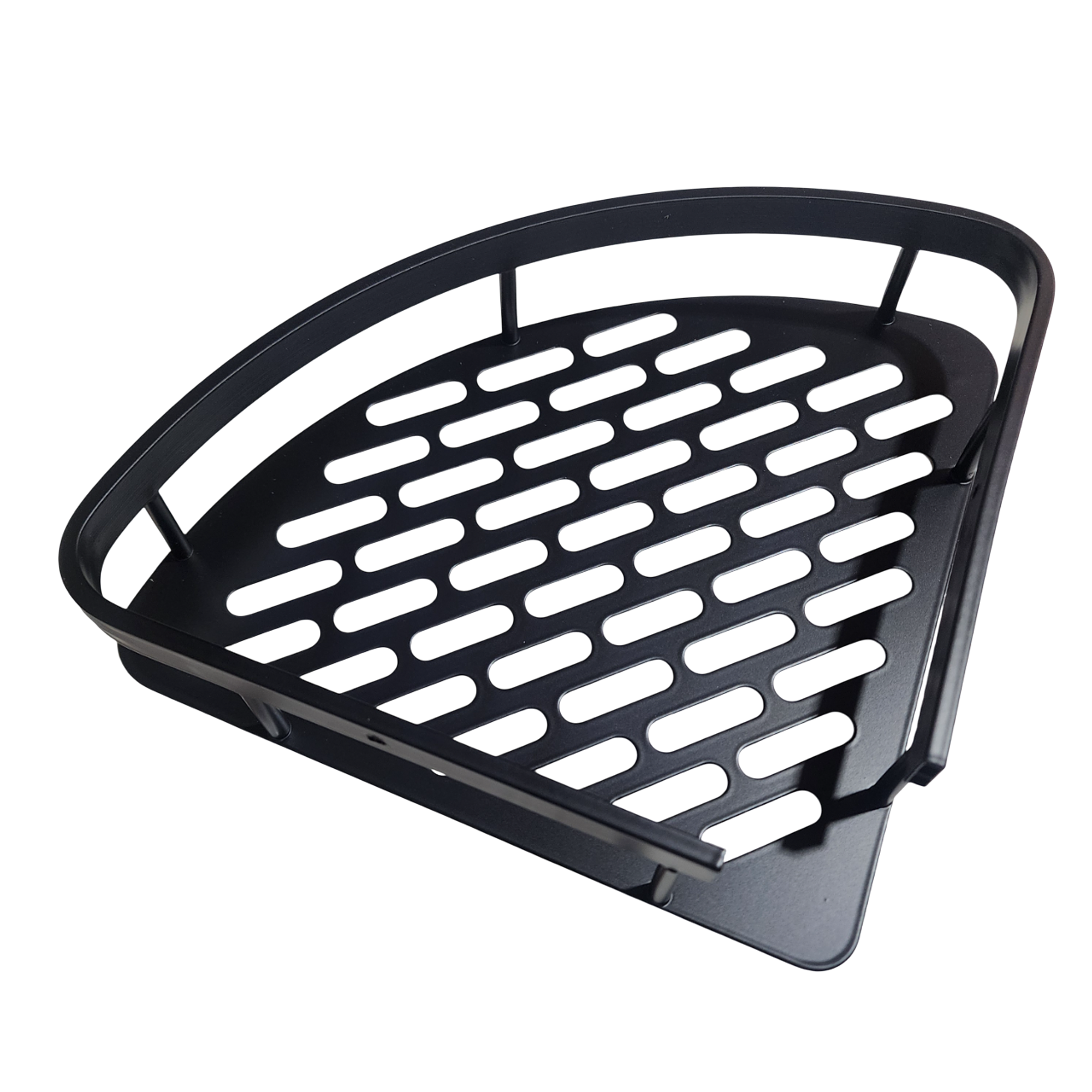 Kit 2 Repisas Esquinero De Aluminio Para Baño - Negro 6