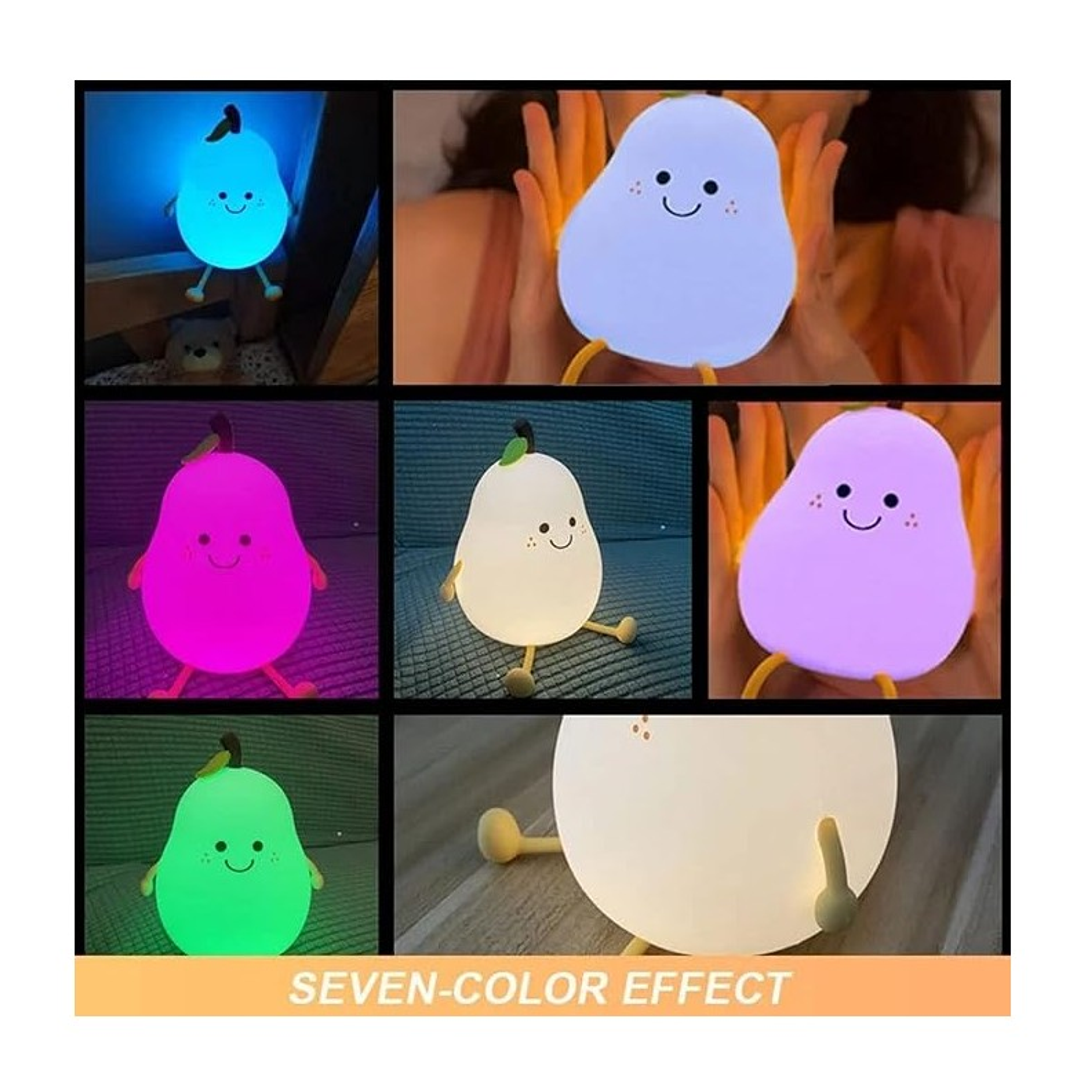 Lámpara de Pera de Silicona Inalámbrica LED Nocturna 5